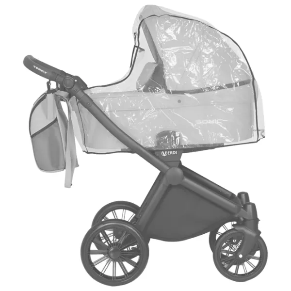 Детская коляска Verdi Sonic Soft 3 in 1 NR1/ Фиолетовый photo 2