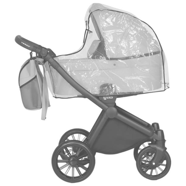 Детская коляска Verdi Sonic Soft 3 in 1 NR1/ Фиолетовый photo 2