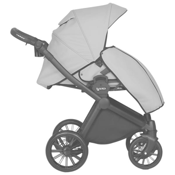 Детская коляска Verdi Sonic Soft 3 in 1 NR1/ Фиолетовый photo 4