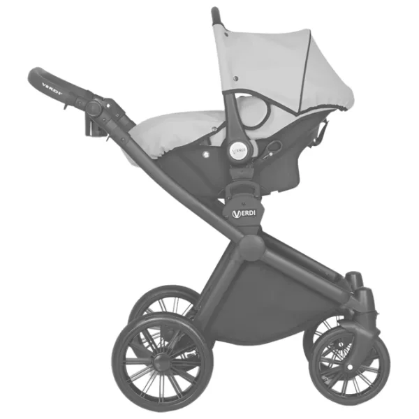 Детская коляска Verdi Sonic Soft 3 in 1 NR1/ Фиолетовый photo 6