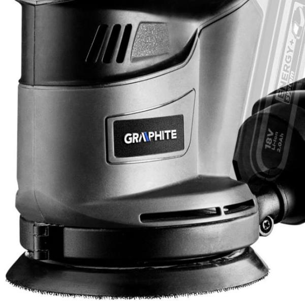 Șlefuitor Graphite 58G014 Cu excentric/ Gray photo 3