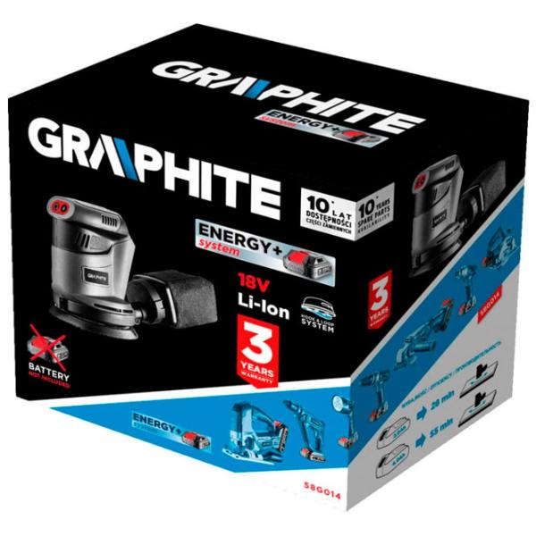 Șlefuitor Graphite 58G014 Cu excentric/ Gray photo 4