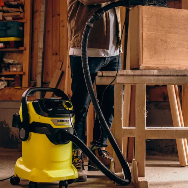 Aspirator industrial KARCHER WD 6 P V-25/ 8/ 22T (1.628-313.0) 1300 W/ Yellow photo 4