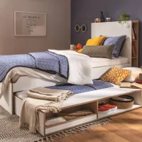 Кровать Cilek Modera 100 x 200 см/ ЛДСП/ Белый photo 4