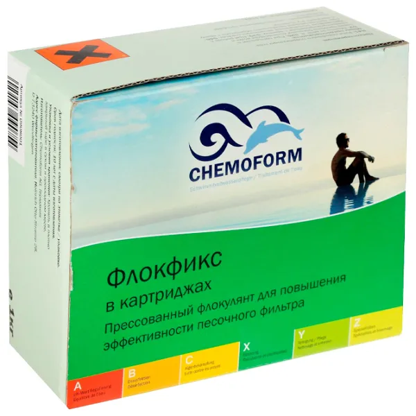 Cartuş Chemoform Flockfix comprimate/ pentru apa tulbure/ 125 g photo 2 Cartuş Chemoform Flockfix comprimate/ pentru apa tulbure/ 125 g photo 2
