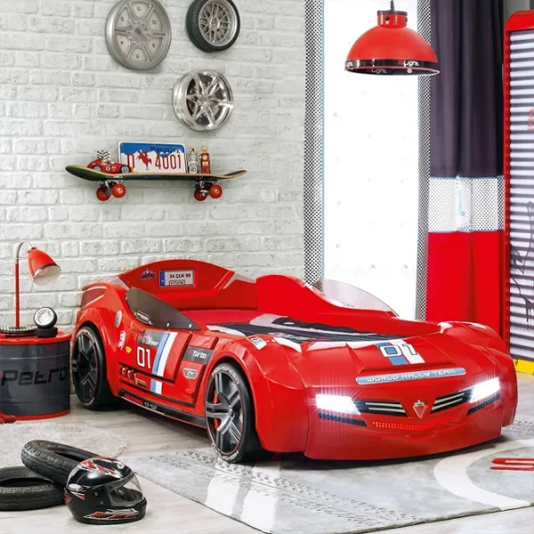 Pat pentru copii Cilek Biturbo 90 x 195 cm / PAL / Red photo 5