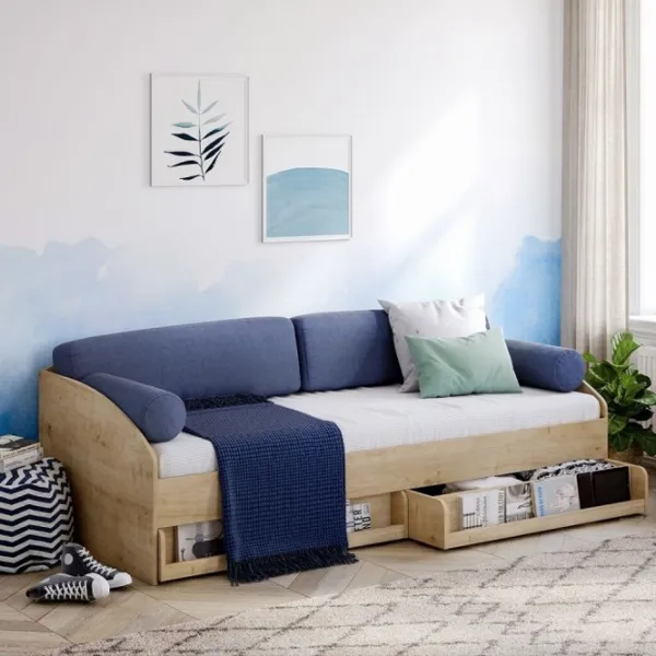 Кровать Cilek Daybed 90 x 200 см/ ЛДСП/ Дубовое дерево photo 2