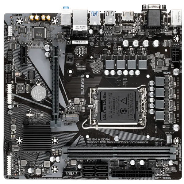 Placă de bază Gigabyte H610M H mATX/ Intel H610M photo 2