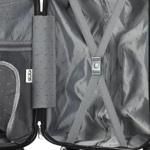 Valiză CCS 5226 105l/ Yellow Black photo 7 Valiză CCS 5226 105l/ Yellow Black photo 7