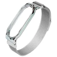 Ремень Mi Band 5 Milanese Металл/ Серебристый photo 2