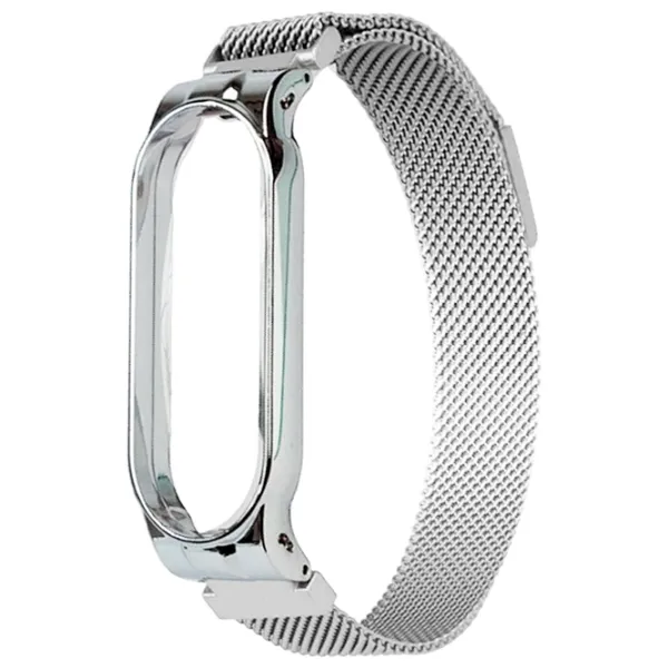 Ремень Mi Band 5 Milanese Металл/ Серебристый photo 4