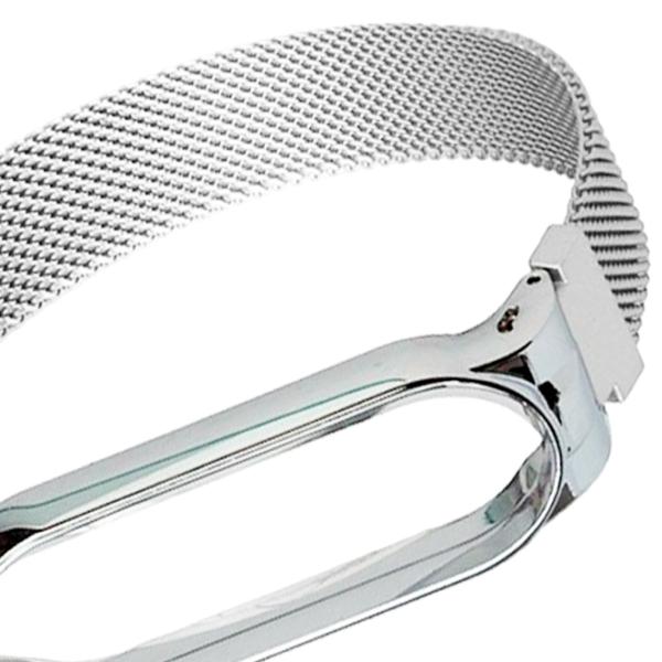 Ремень Mi Band 5 Milanese Металл/ Серебристый photo 6