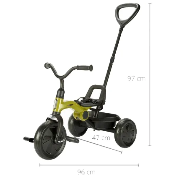 Triciclu Qplay Ant Plus 30 kg/ Green photo 3
