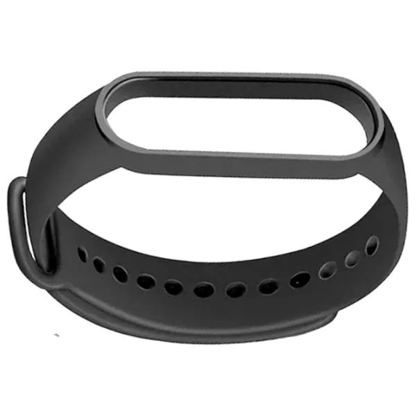 Ремень Mi Band 5 Opaska Силикон/ Черный photo 2
