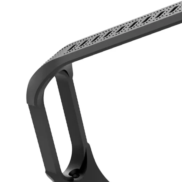 Ремень Mi Band 5 Opaska Силикон/ Черный photo 3