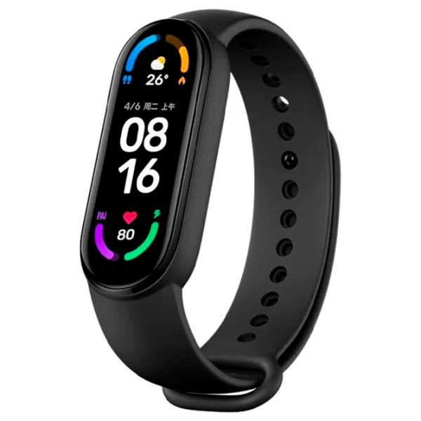 Ремень Mi Band 5 Opaska Силикон/ Черный photo 4