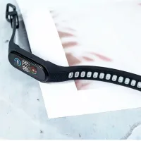 Ремень Mi Band 5 Opaska Силикон/ Черный photo 5