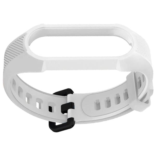 Curelușă Mi Band 5 Opaska Silicon/ White photo 2