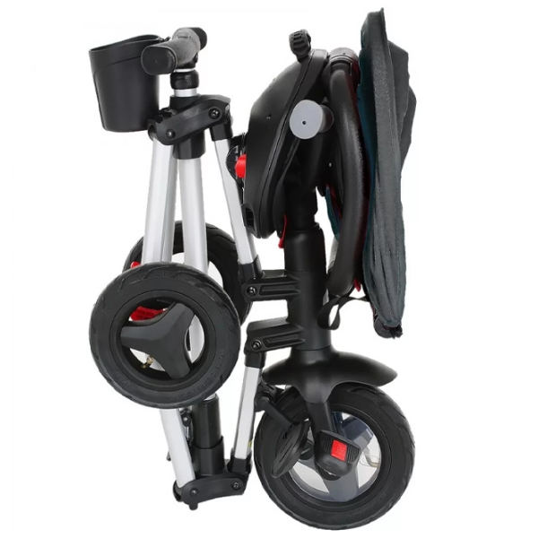 Трицикл Qplay Nova Plus Rubber 25 кг/ Черный photo 3