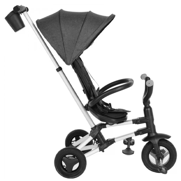 Трицикл Qplay Nova Plus Rubber 25 кг/ Черный photo 5