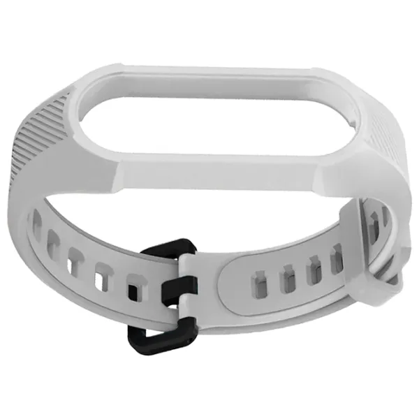 Ремень Mi Band 5 Силикон/ Серый photo 2