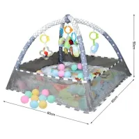 Covoraş pentru joc 4Play Activity Gym Chocolate (00-00643099) 0+/ Transformer/ Maro photo 2