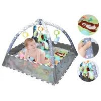 Covoraş pentru joc 4Play Activity Gym Chocolate (00-00643099) 0+/ Transformer/ Maro photo 4