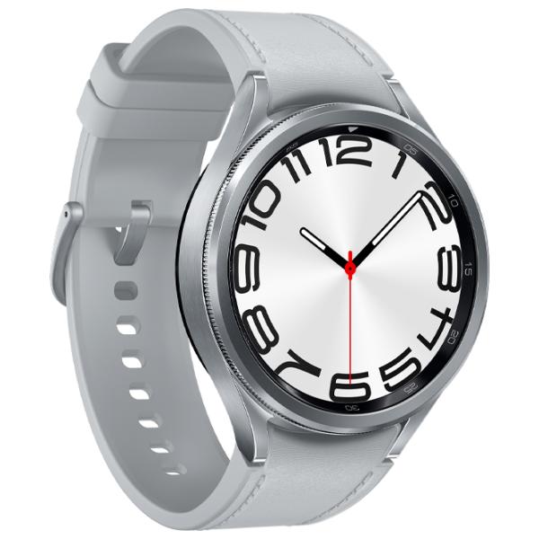 Умные часы Samsung Galaxy Watch6 Classic  1.5" / 47 мм / Серебряный - Белый / R960 photo 3