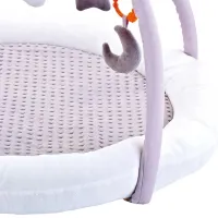 Covoraş pentru joc 4Play Round Comfy Gym (00-00643598) 0+/ Transformer/ Gray photo 4