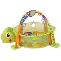 Covoraş pentru joc Konig Kids Turtle (00-00643597) 0+/ Transformer/ Green photo 2