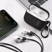 Чехол для наушников Apple AirPods Pro (WB20 Fenix) Hoco/ Силикон/ Черный photo 3
