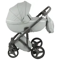 Cărucior pentru copil Adamex Luciano Delux Q101/ Light Gray photo 2