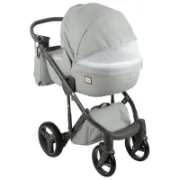 Cărucior pentru copil Adamex Luciano Delux Q101/ Light Gray photo 3