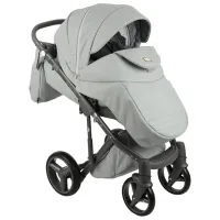 Cărucior pentru copil Adamex Luciano Delux Q101/ Light Gray photo 4