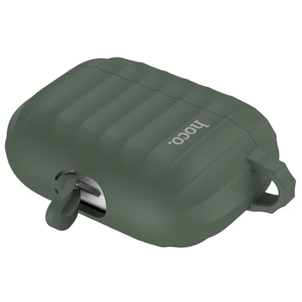 Husă pentru căști Apple AirPods 3 (WB22 Glory) Hoco/ Silicon/ Green photo 2