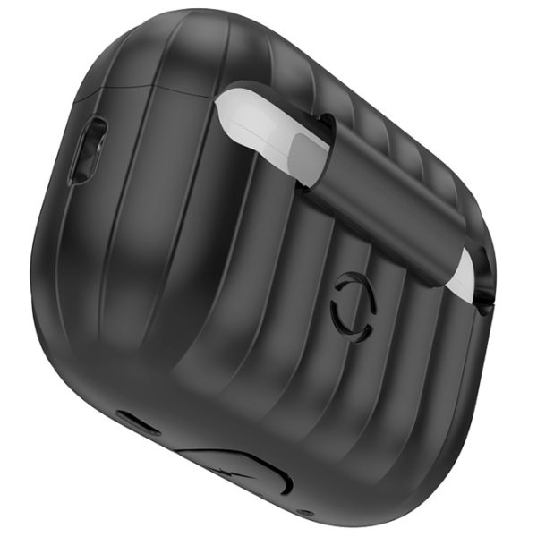 Чехол для наушников Apple Airpods Pro 2 (WB23 Harmonious) Hoco/ Силикон/ Черный photo 3
