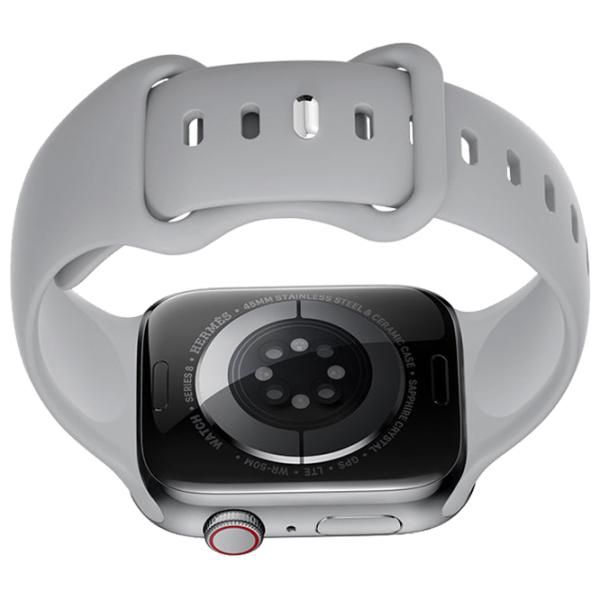 Ремешок Apple Watch iWatch WA15 Flexible Силикон/
42, 44, 45, 49 мм / Серый  photo 2