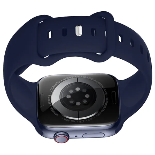 Ремешок Apple Watch iWatch WA15 Flexible Силикон/
42, 44, 45, 49 мм / Синий Navy photo 2