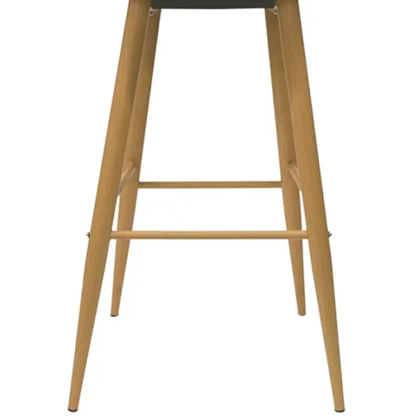 Scaun de bar DecoPrim Hector Plastic/ Metal/ Gray photo 5