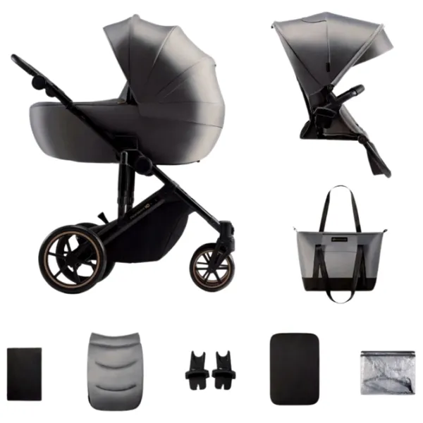 Cărucior pentru copil KinderKraft Prime 2 2 in 1 5902533922932/ Gray photo 5