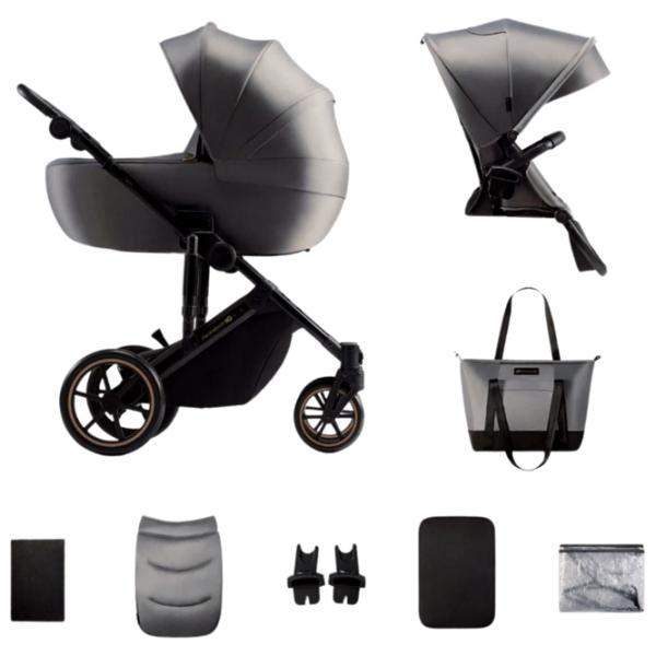 Cărucior pentru copil KinderKraft Prime 2 2 in 1 5902533922932/ Gray photo 5