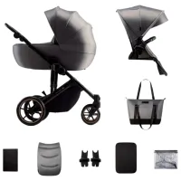 Cărucior pentru copil KinderKraft Prime 2 2 in 1 5902533922932/ Gray photo 5