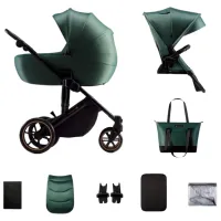 Cărucior pentru copil KinderKraft Prime 2 2 in 1 5902533922918/ Green photo 5
