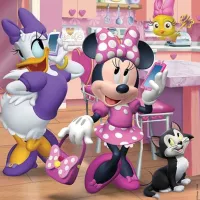 Puzzle 2D Trefl Fericita Minnie 8+/ Numărul de piese: 73 photo 2