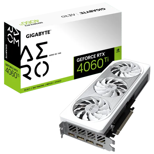 Видеокарта Gigabyte GeForce RTX 4060 Ti AERO OC PCI Express x8 4.0 / 16 ГБ photo 8