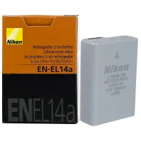 Acumulator pentru cameră foto Nikon EN-EL14A Li-Ion/ 1030 mAh photo 2
