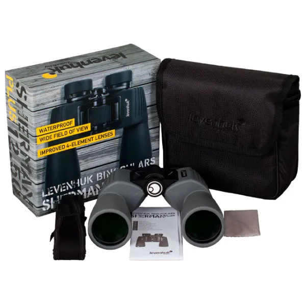 Binoclu Levenhuk Sherman PLUS Gray photo 8