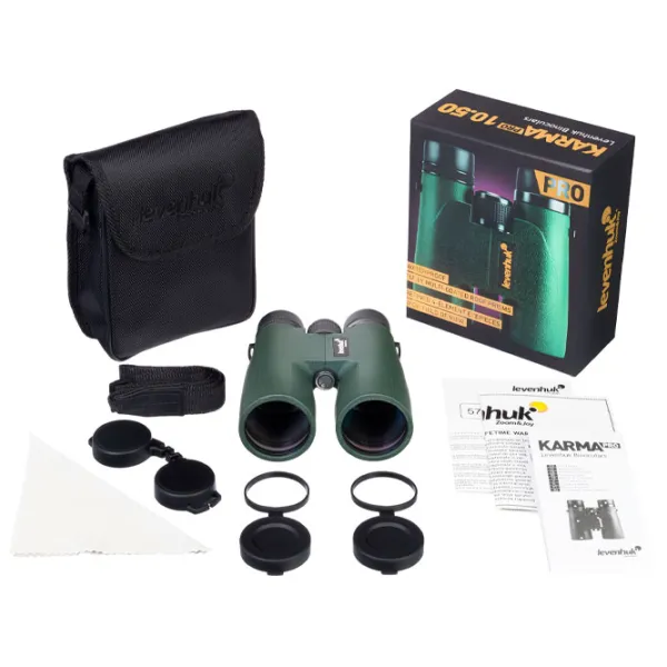 Бинокль Levenhuk Karma PRO Зелёный photo 8 Бинокль Levenhuk Karma PRO Зелёный photo 8