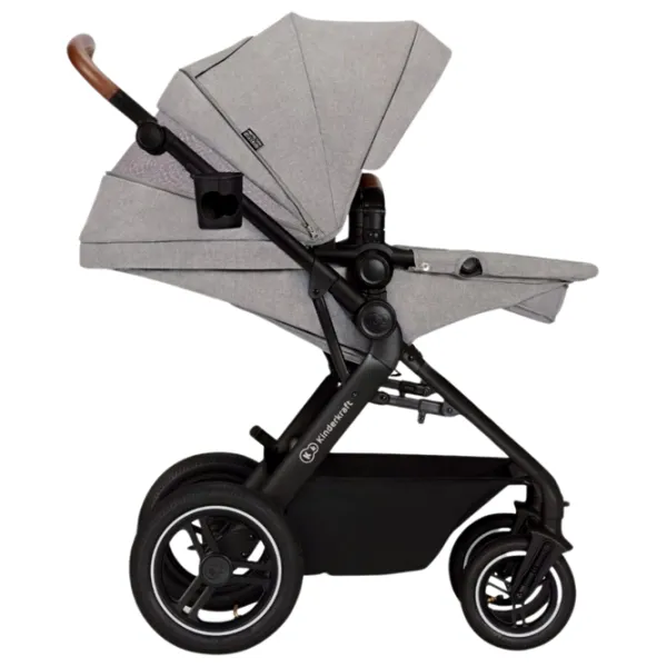 Cărucior pentru copil KinderKraft B-Tour 3 in 1 5902533918959/ Light Gray photo 5