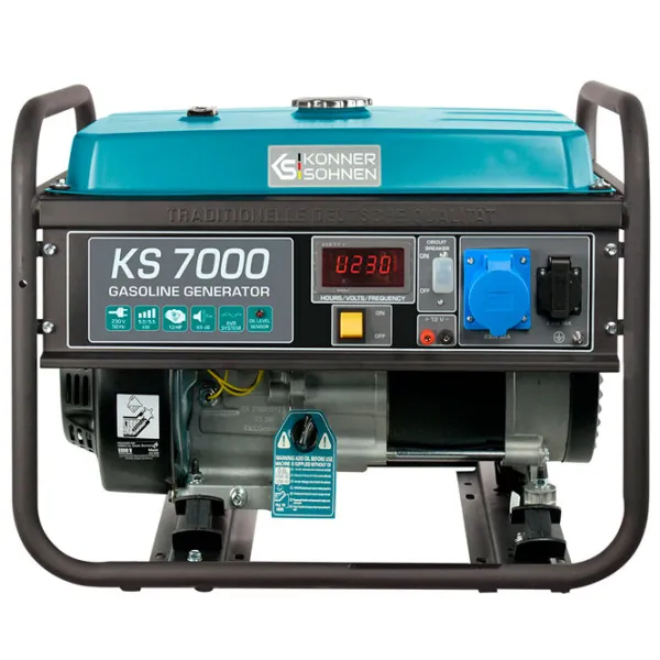 Generator de curent Könner & Söhnen KS 7000 230 V Benzină/ 5 kW photo 5